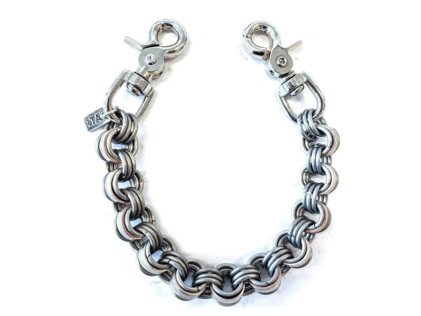 14 Inch U.S. Quarter Chain Mail Wallet Chain