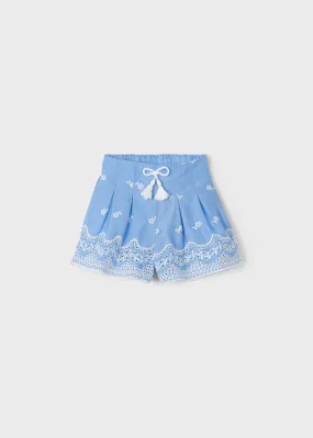 3909 - Skort for girl - Indigo