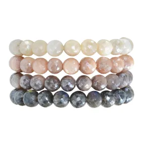 Adia Gemstone Stacking Bracelet