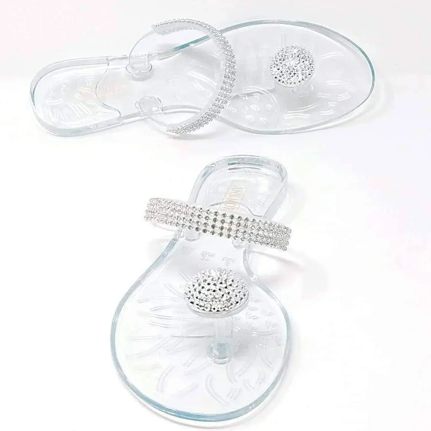 Ann More Milan Jelly Sandal Clear