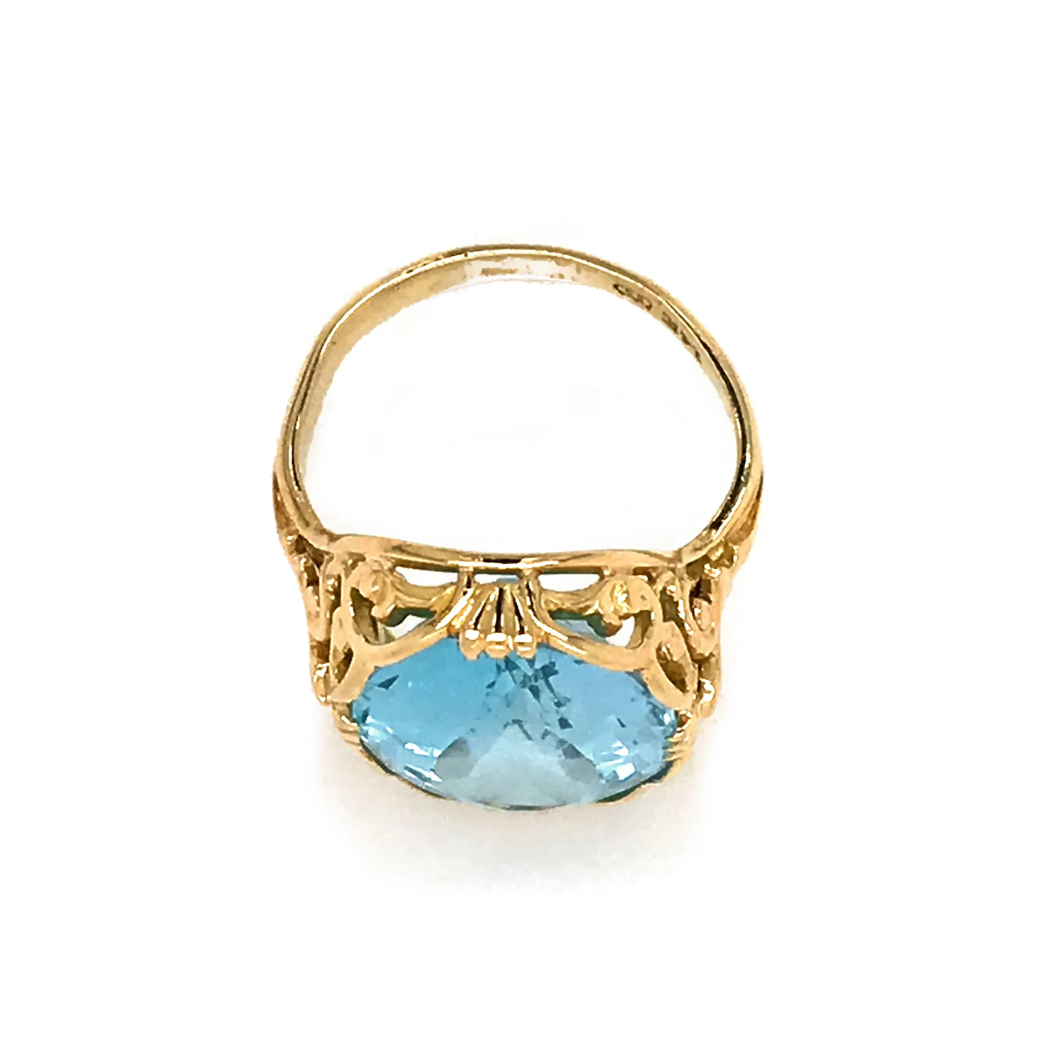 Art Nouveau Topaz Ring