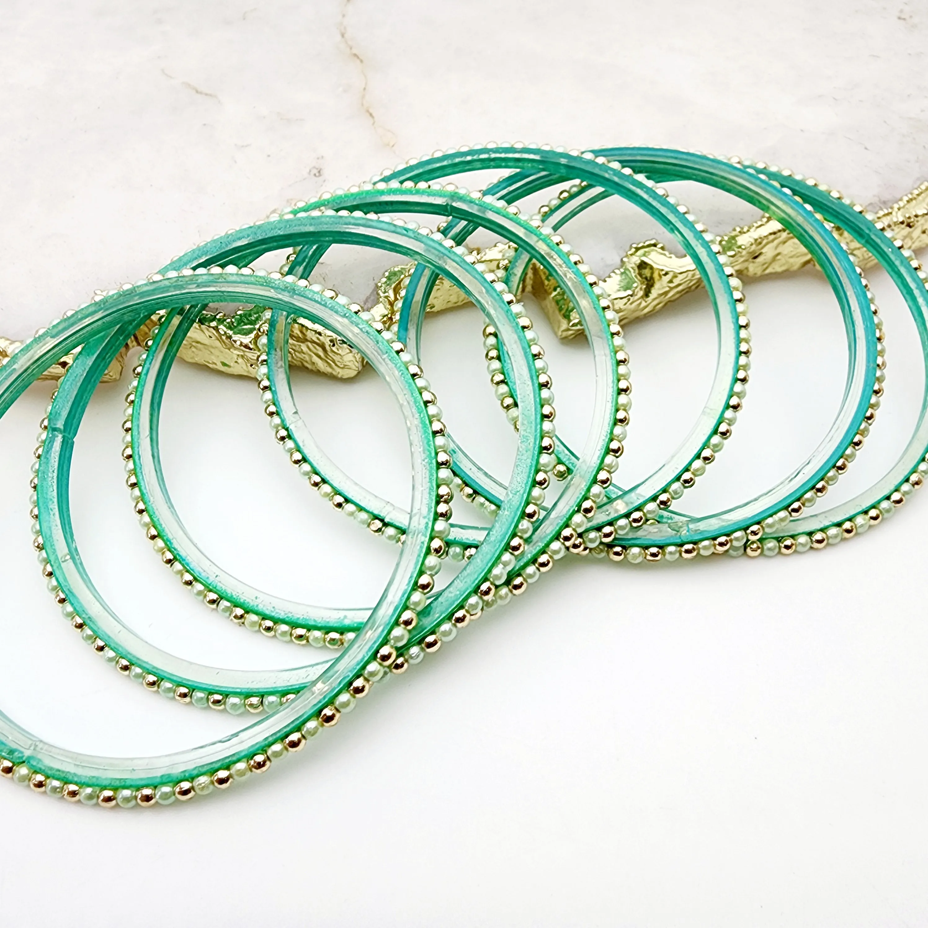 Aubrey - Glass Bangles