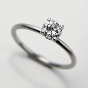 Basket Engagement Ring with Heirloom Diamond