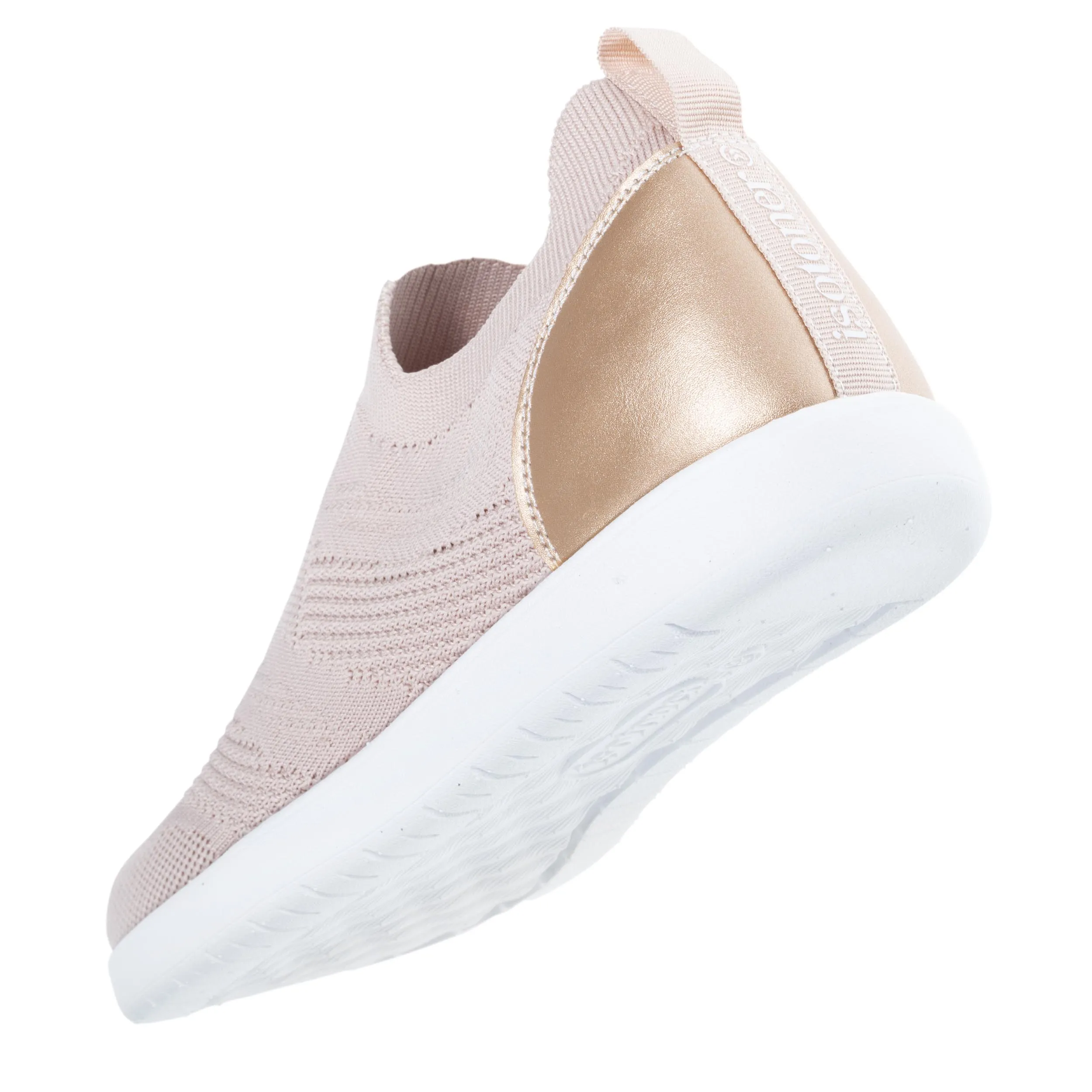 Baskets Confort Femme slip-on Rose poudré