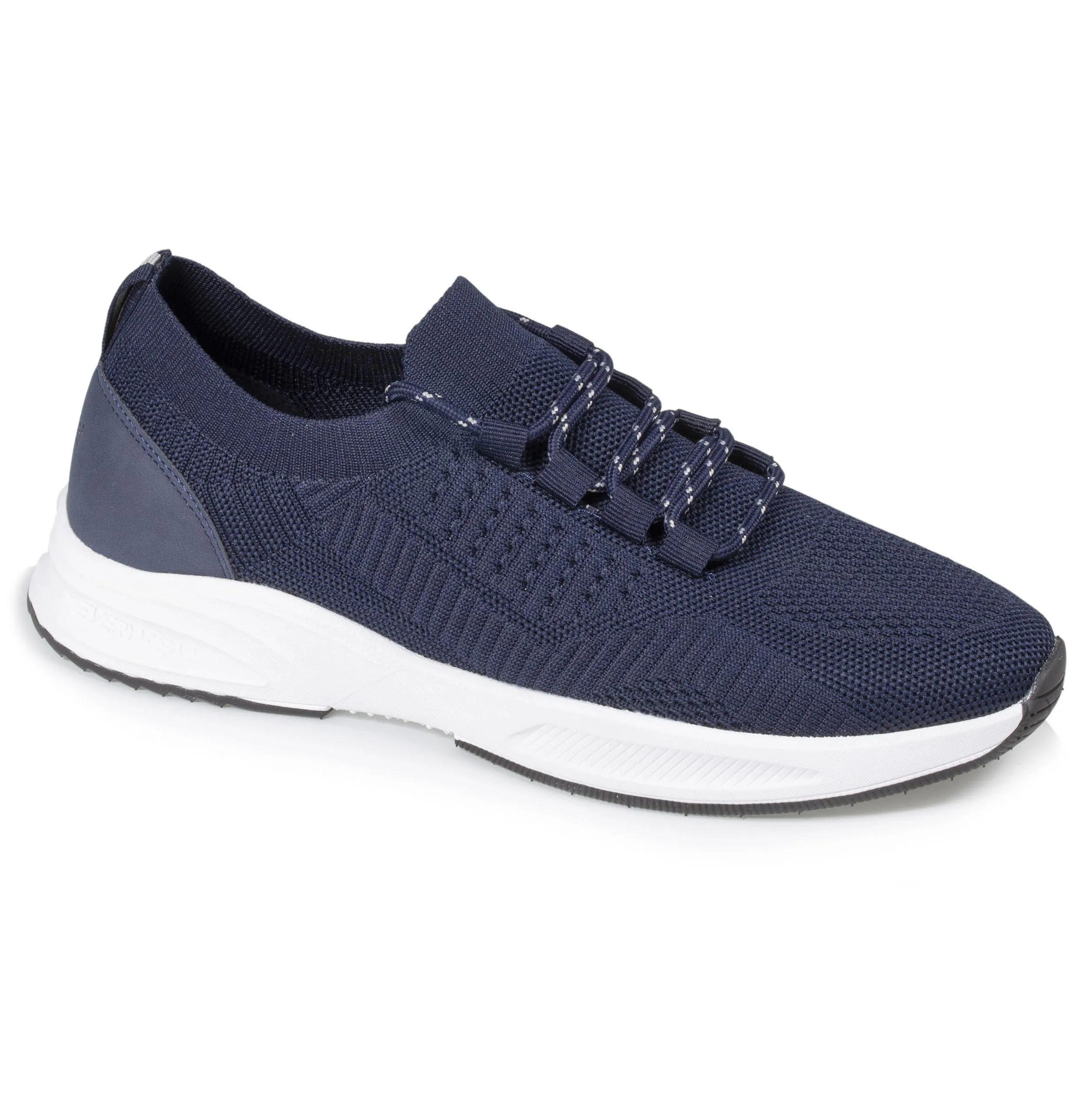 Baskets Confort Homme slip-on lacets Marine