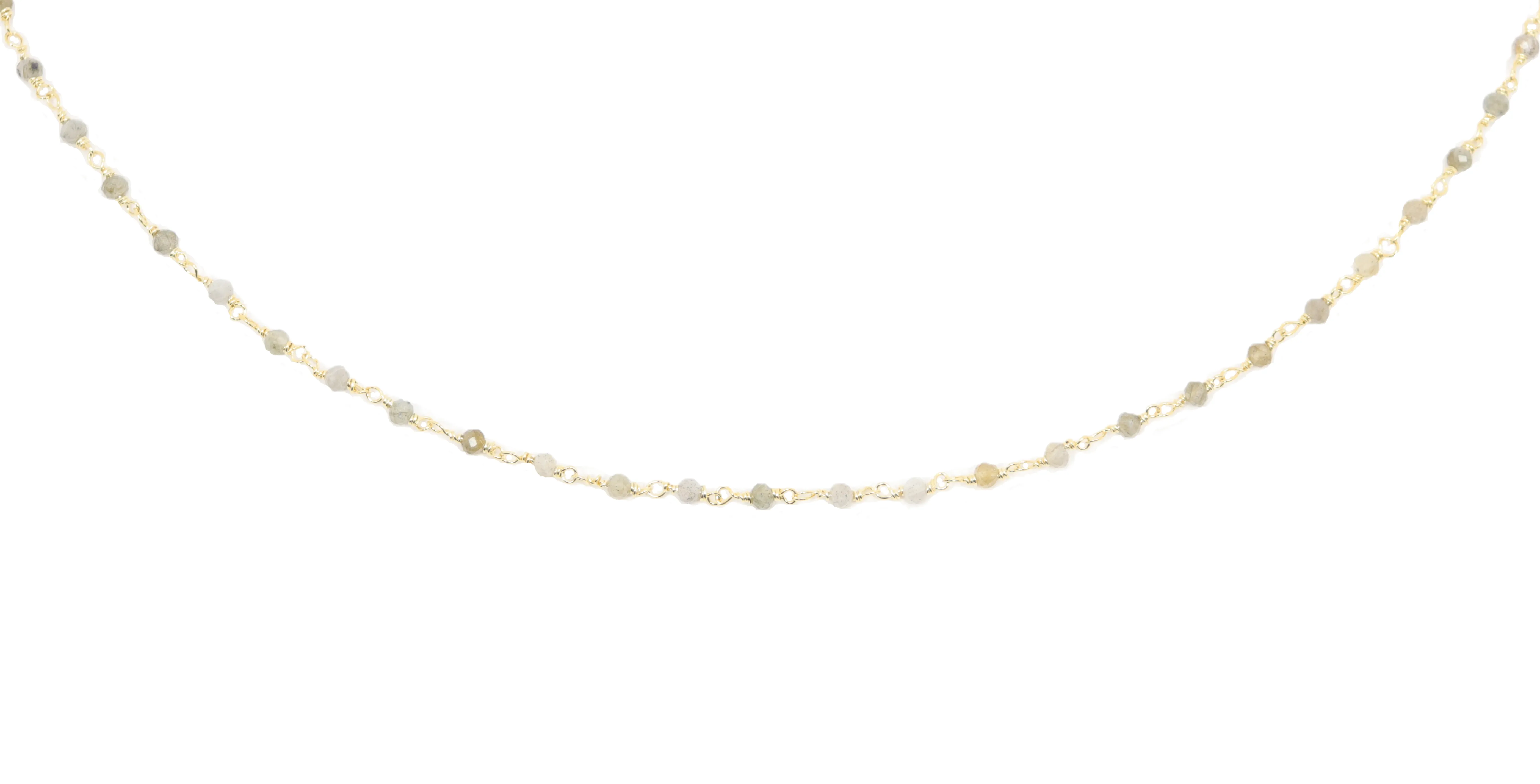 Beaded Choker - Labradorite