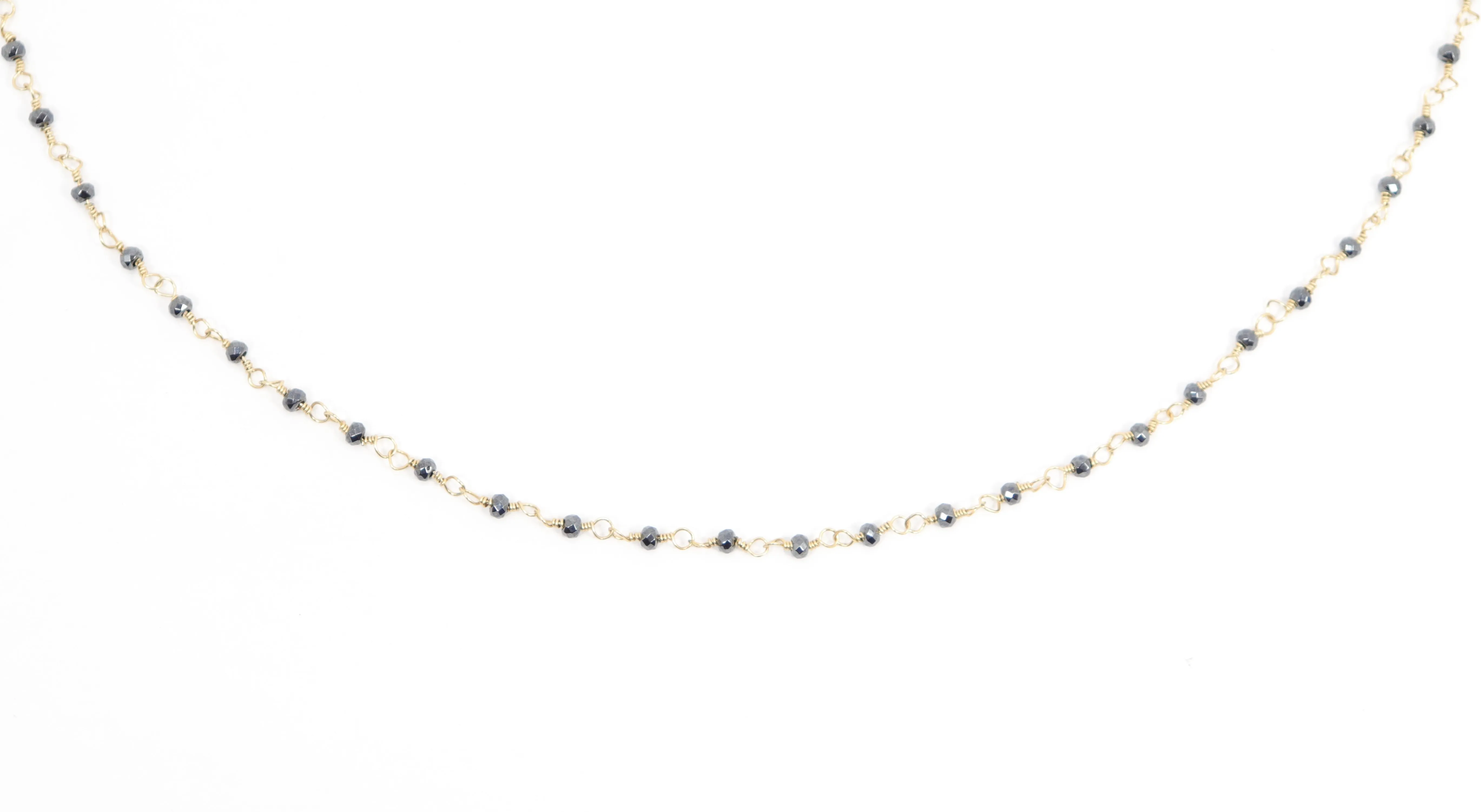 Beaded Choker - Pyrite