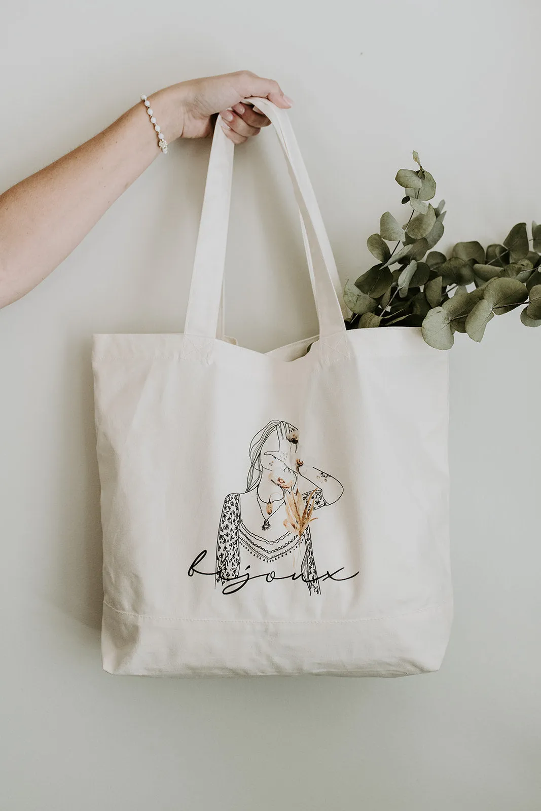 Bijoux Canvas Tote Bag