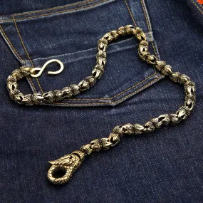 Brass Dragon Claw Wallet Chain