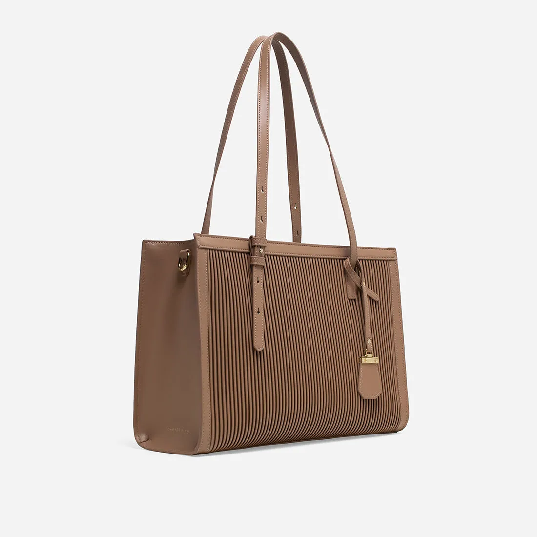 Brie Pleated Tote Bag