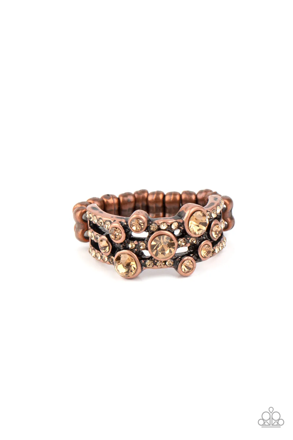 Bubbly Effervescence - Copper Ring