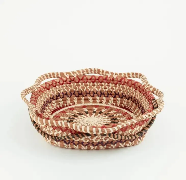 Butterfly Pine Needle Basket