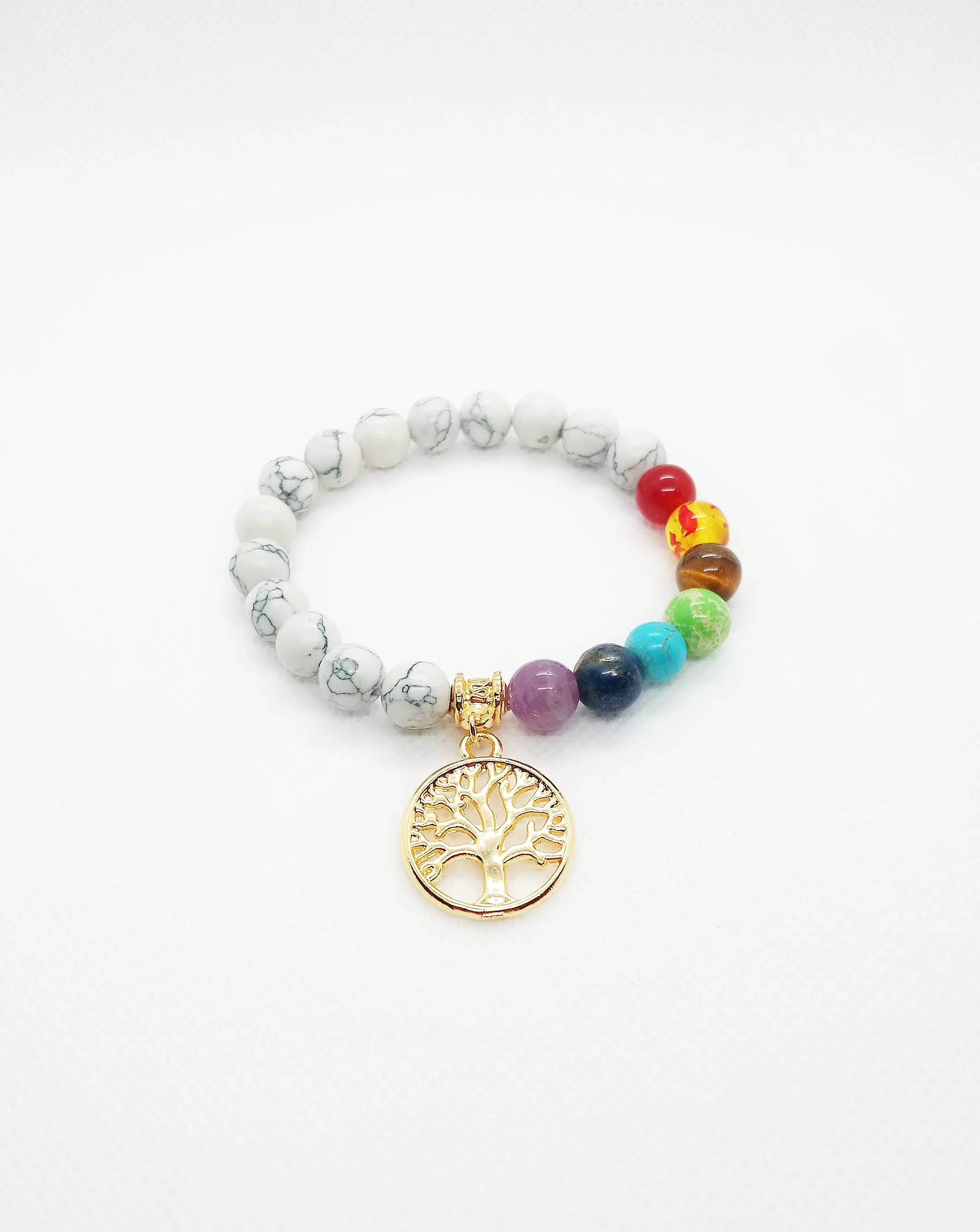 Chakra LifeTree Semi Precious Handmade Natural Bracelets