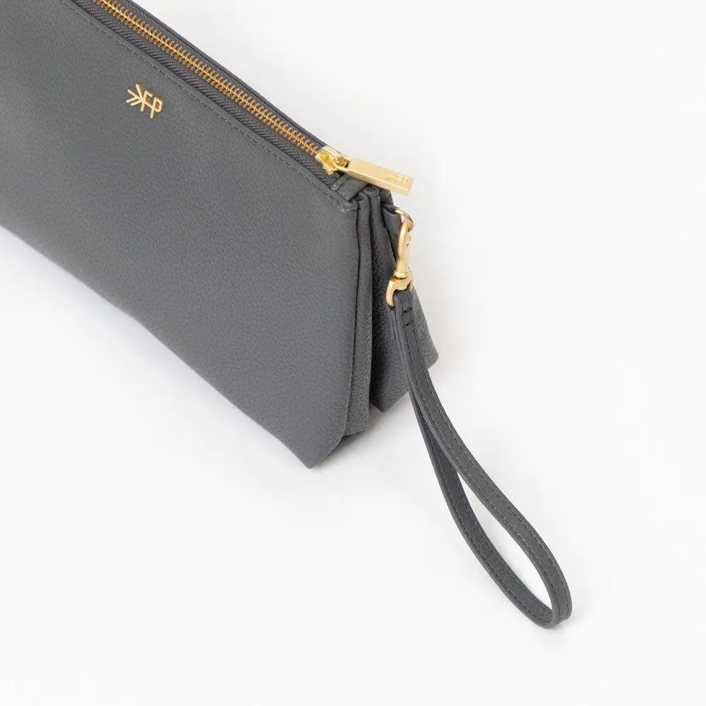 Charcoal Classic Clutch