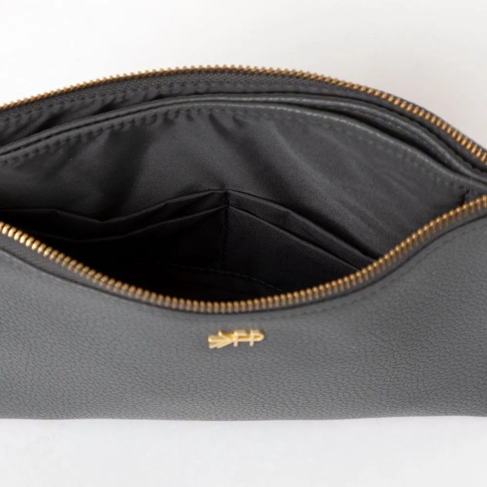 Charcoal Classic Clutch