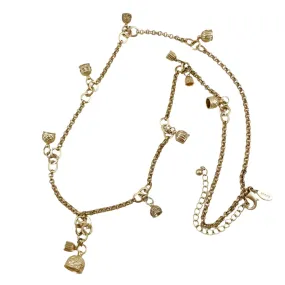 Chico's Long Gold Tone Necklace