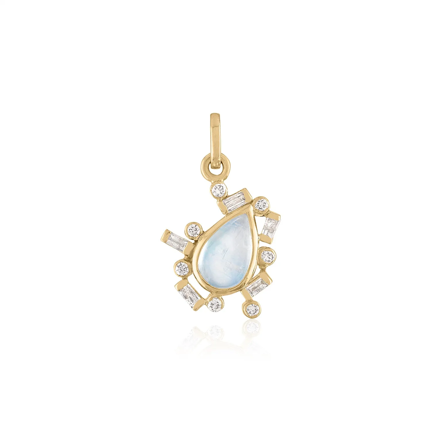 CONFETTI MOONSTONE CHARM PENDANT