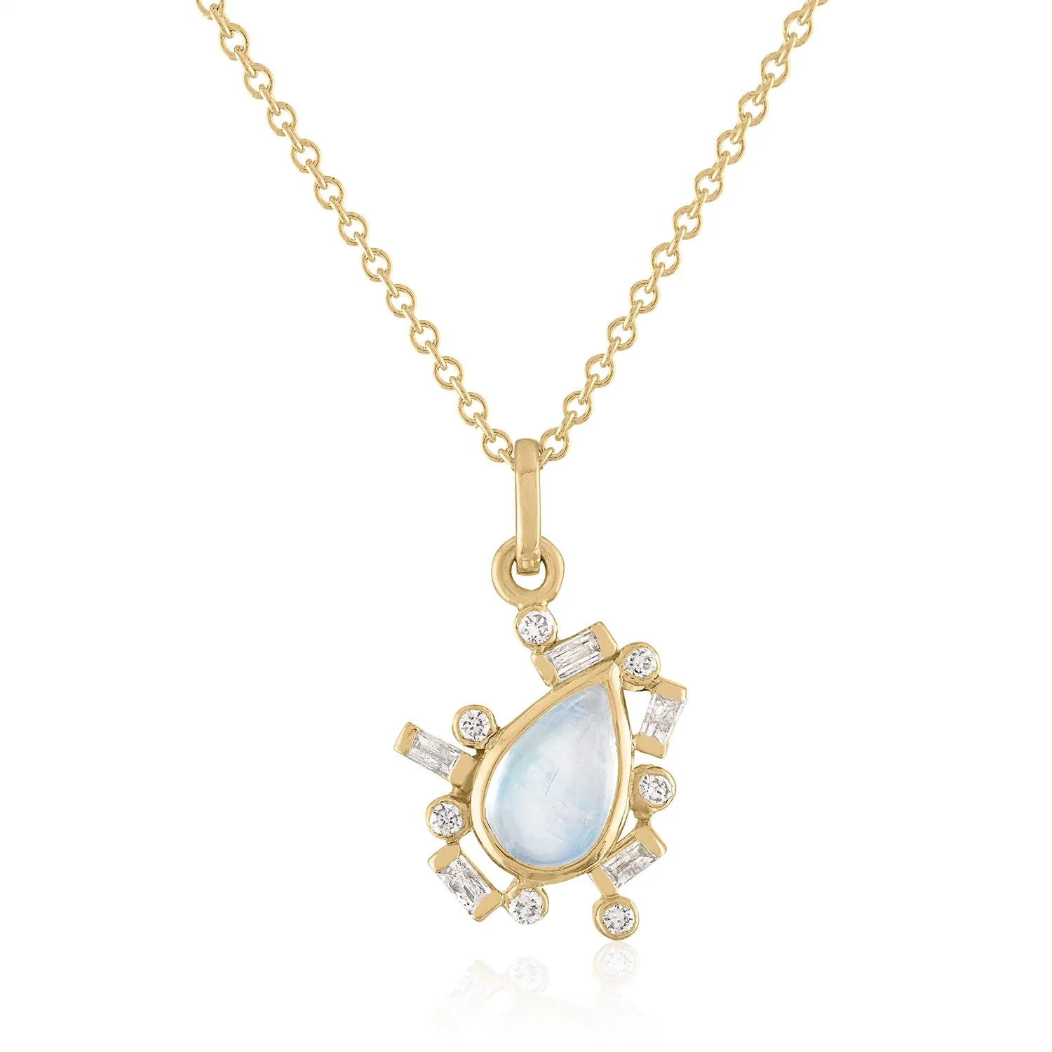 CONFETTI MOONSTONE CHARM PENDANT