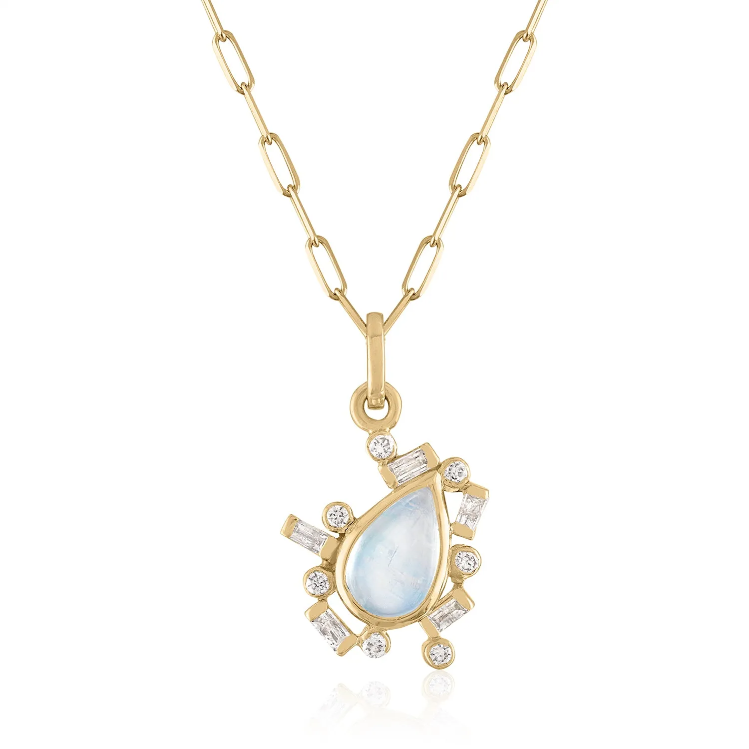 CONFETTI MOONSTONE CHARM PENDANT