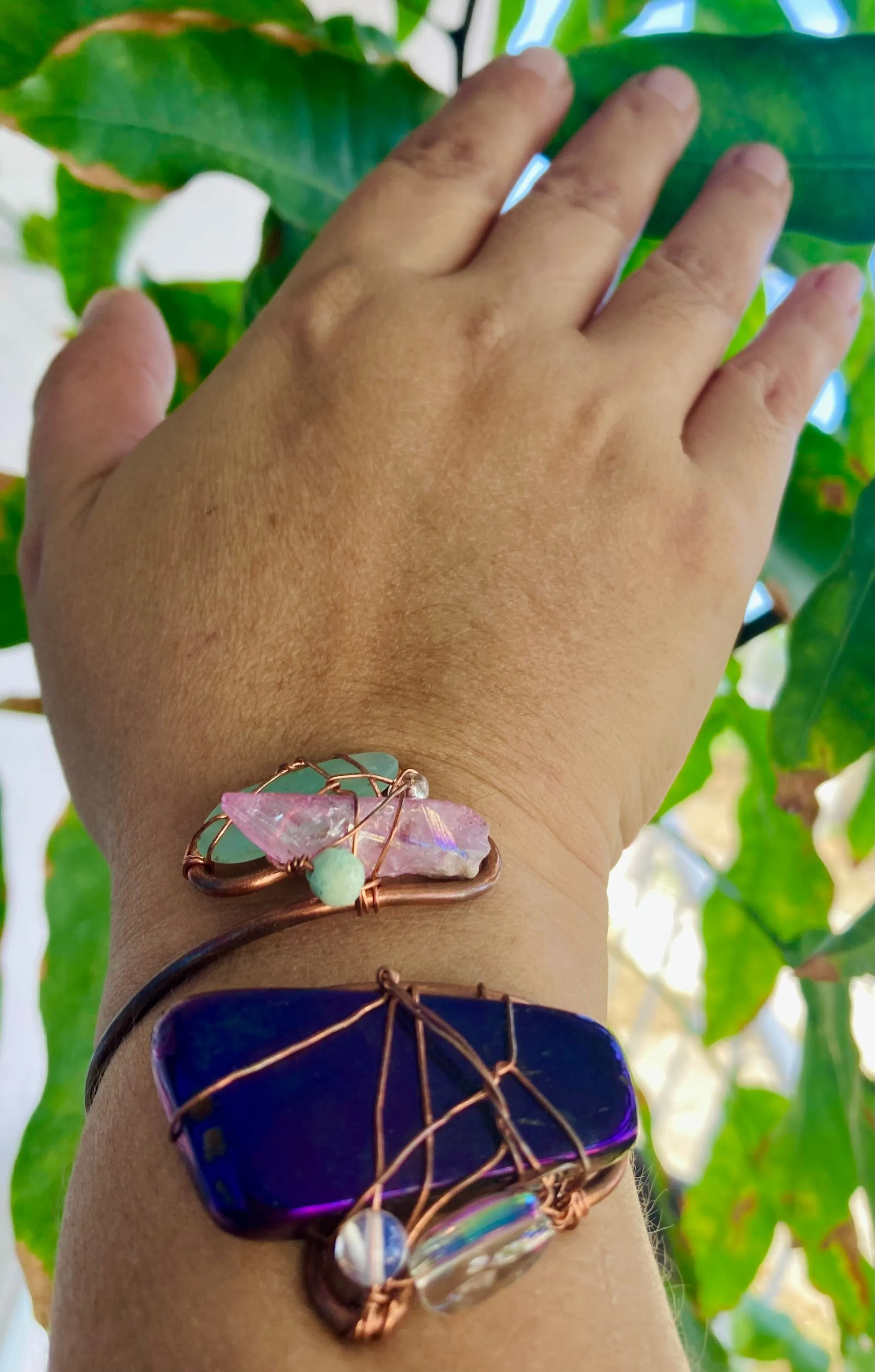 Cosmic Agate Cuff