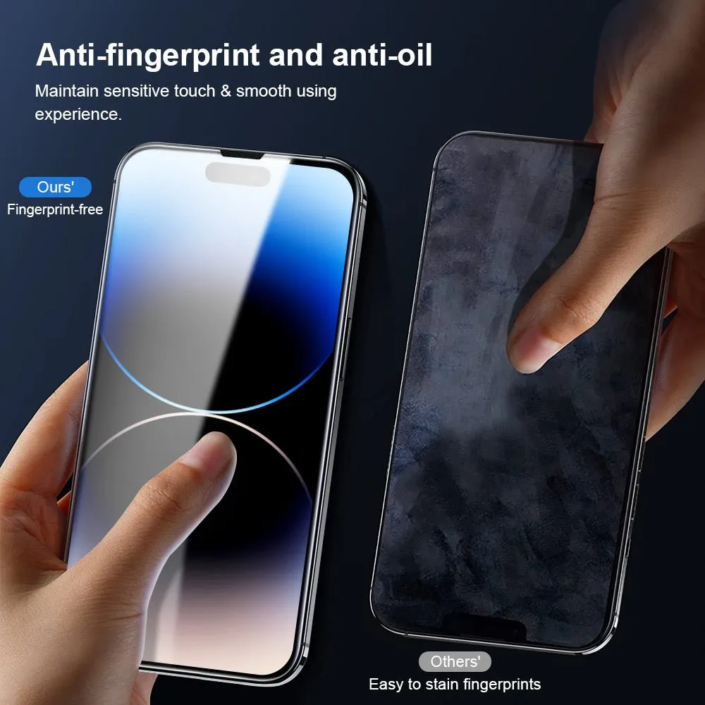 Curved Anti-Static Tempered Glass Screen Protector for iPhone 14 Pro