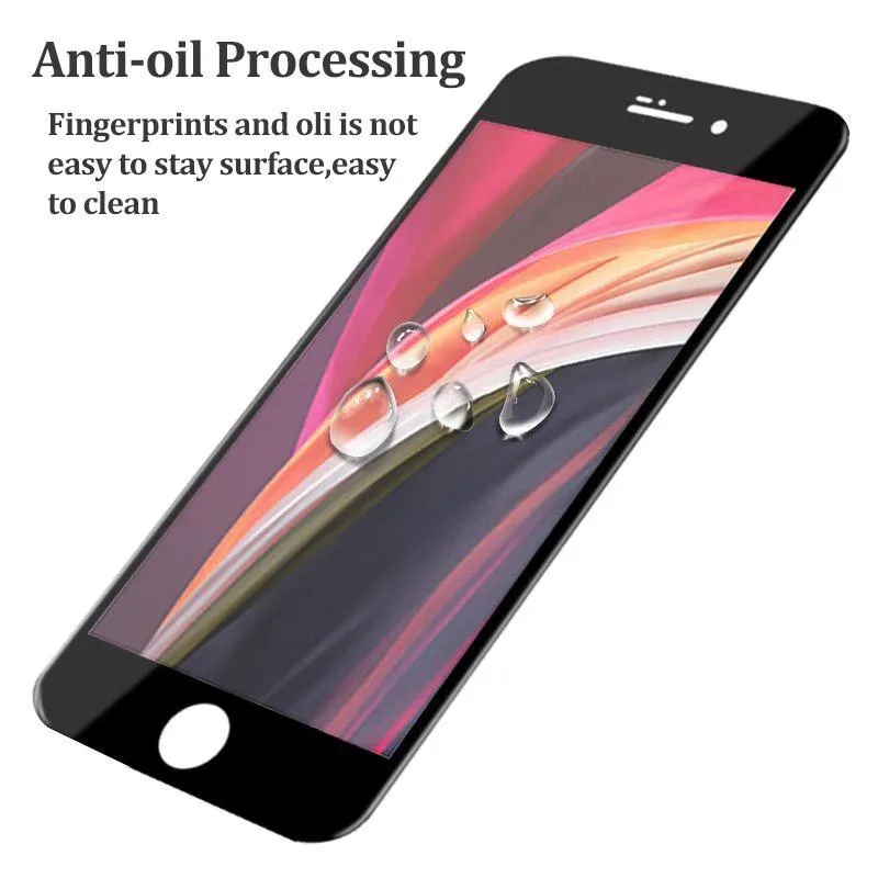 Curved Glass Screen Protector for iPhone SE 2022/2022 (3rd / 2nd Generation)