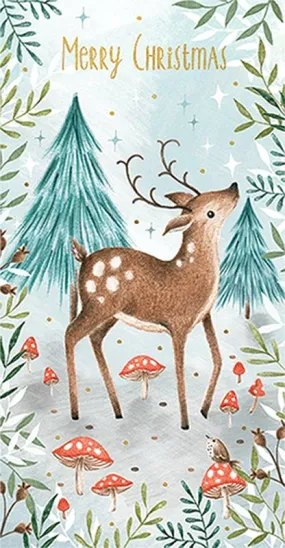 Deer Money Wallet - Christmas Card