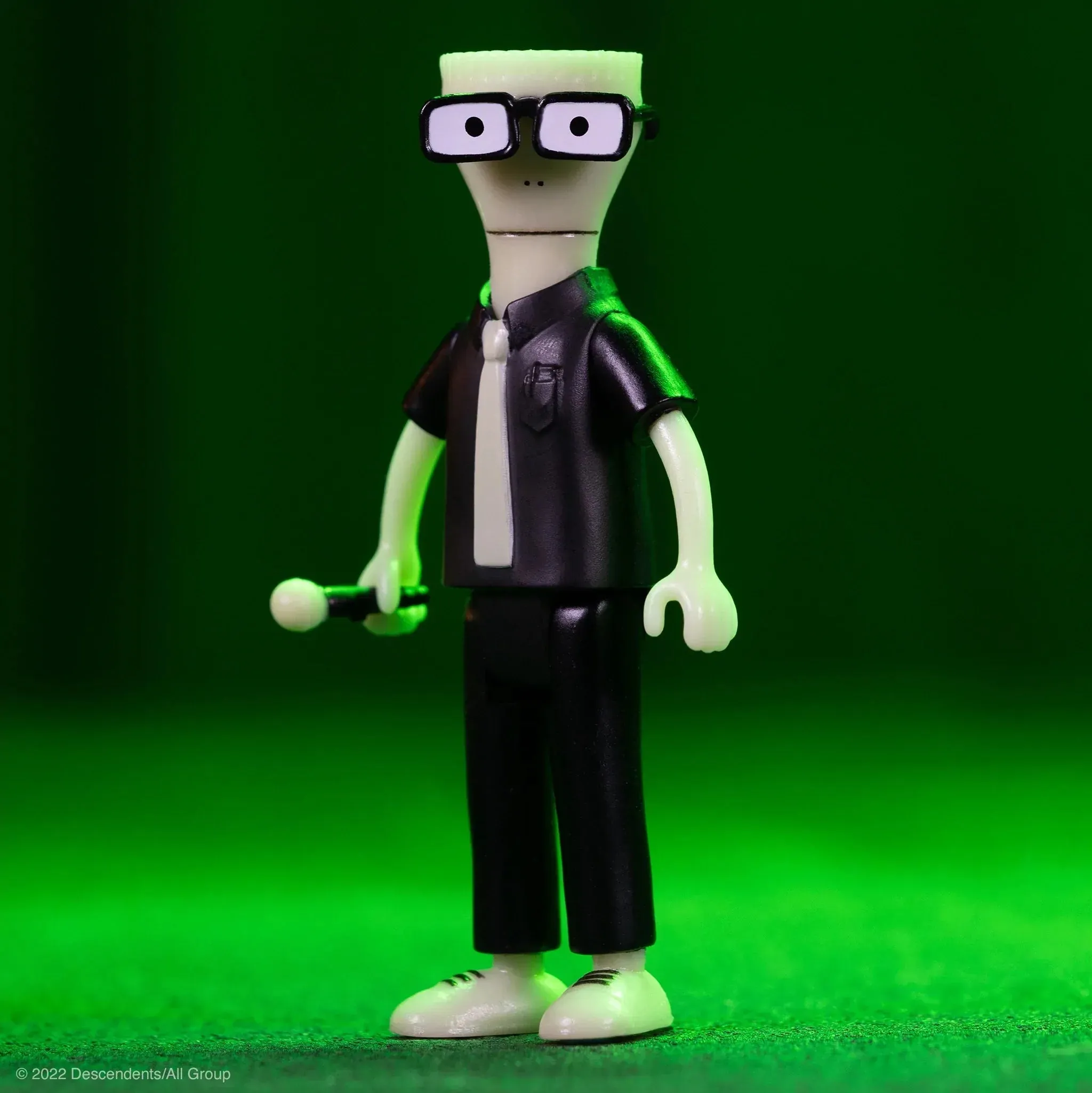 DESCENDENTS REACTION ACTION FIGURE - MILO (HYPERCAFFIUM SPAZZINATE, GLOW)