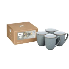 Elements 4 Piece Coffee Beaker Set - Grey