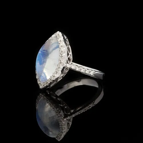 Favero Moonstone & Diamond Ring