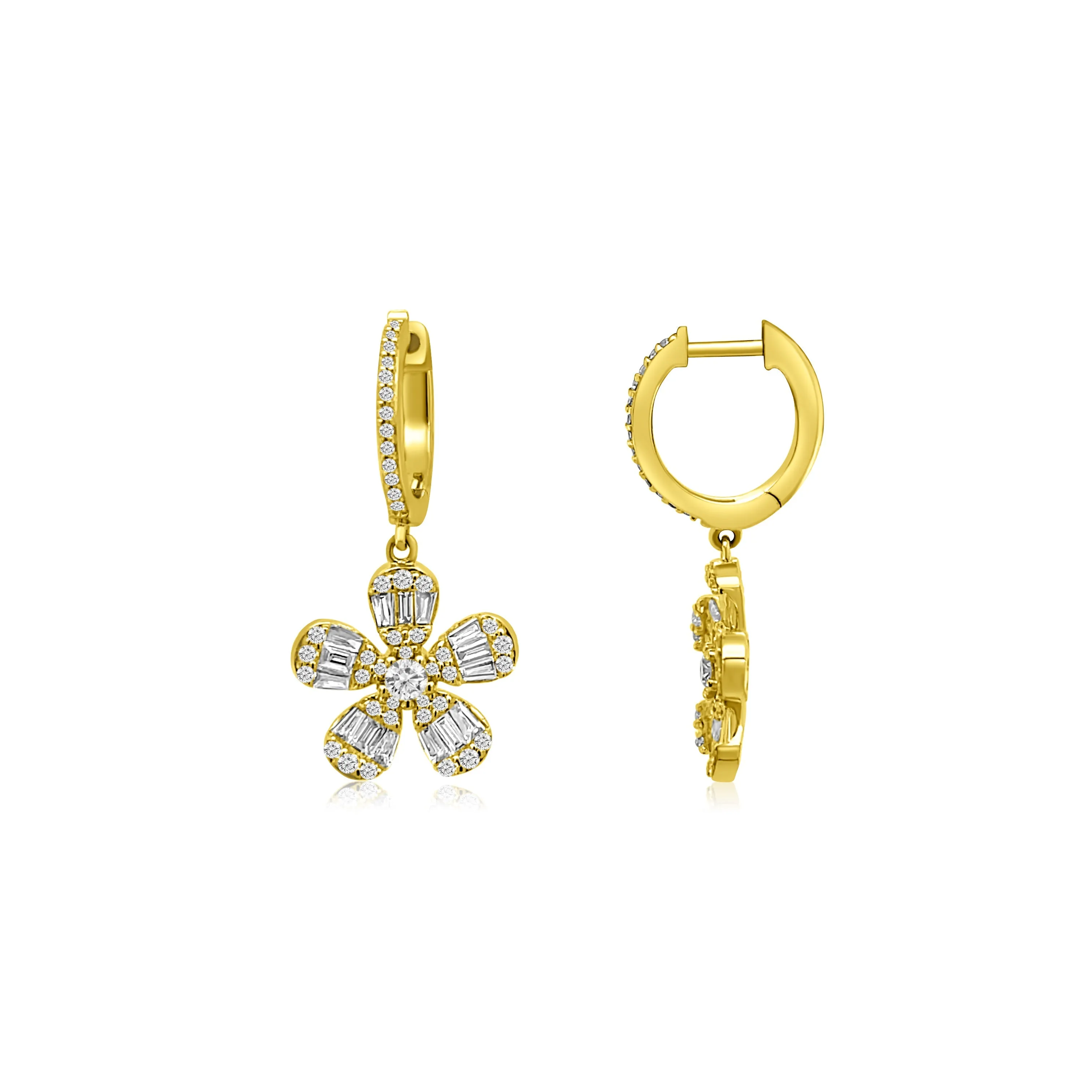 Fiore Earrings - White Topaz