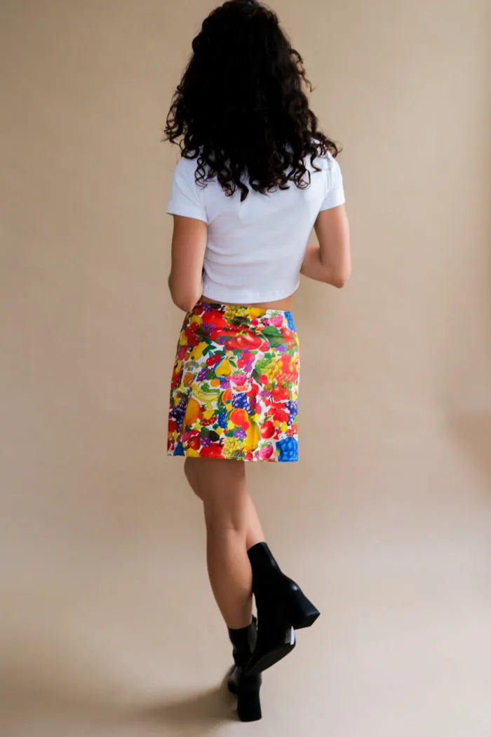 FRUIT STICKERS SKIRT