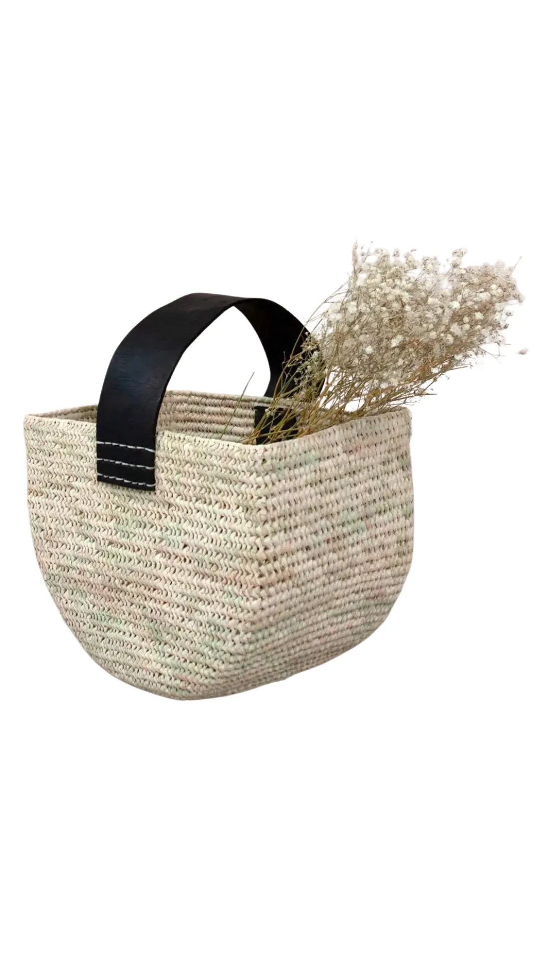 Half Moon Blk Basket