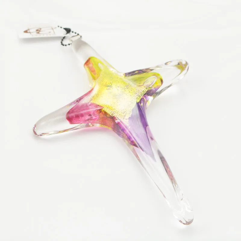 Handblown Glass Cross