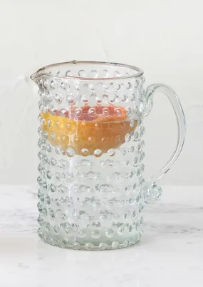 Hobnail Glass Pitcher