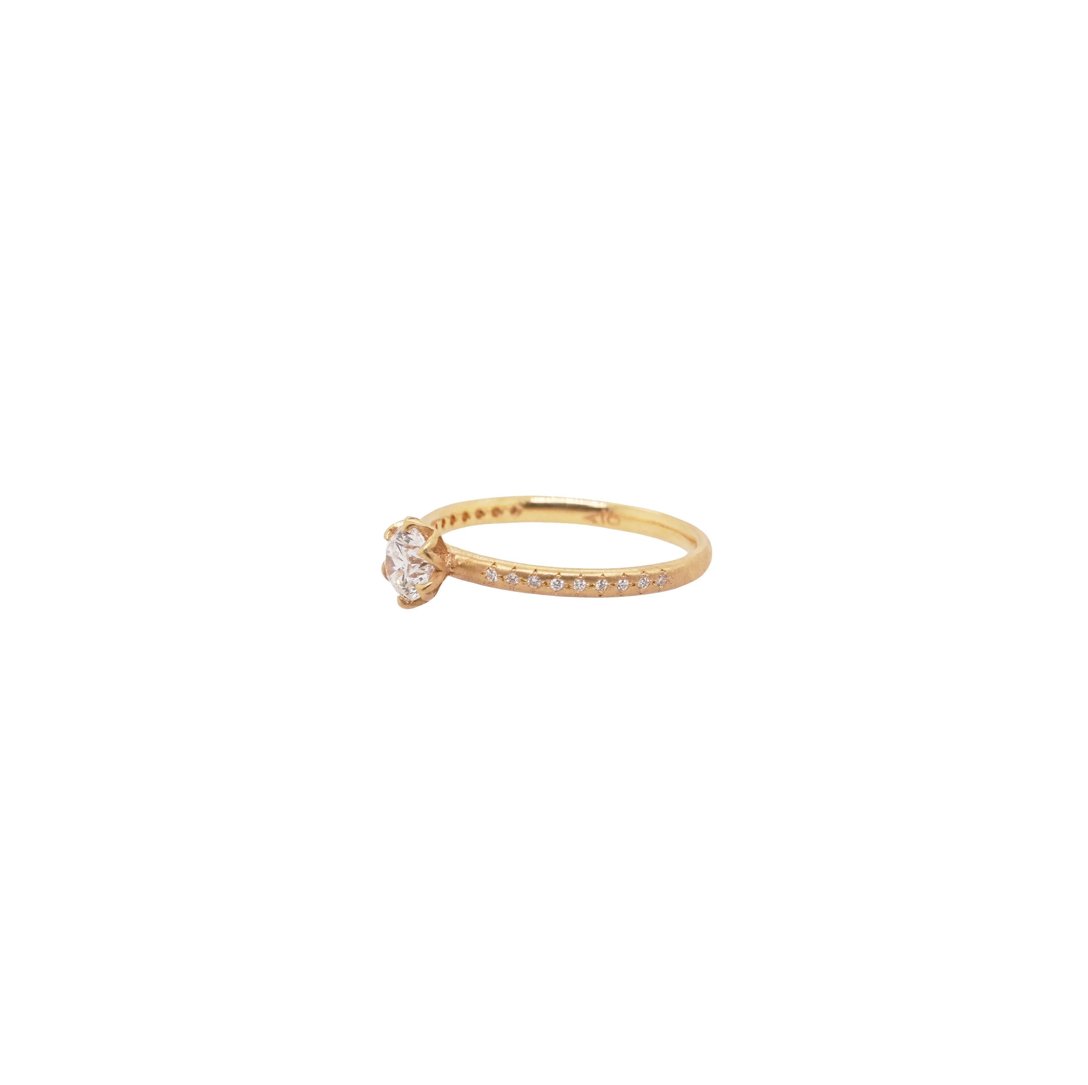 Honeycomb Diamond Ring