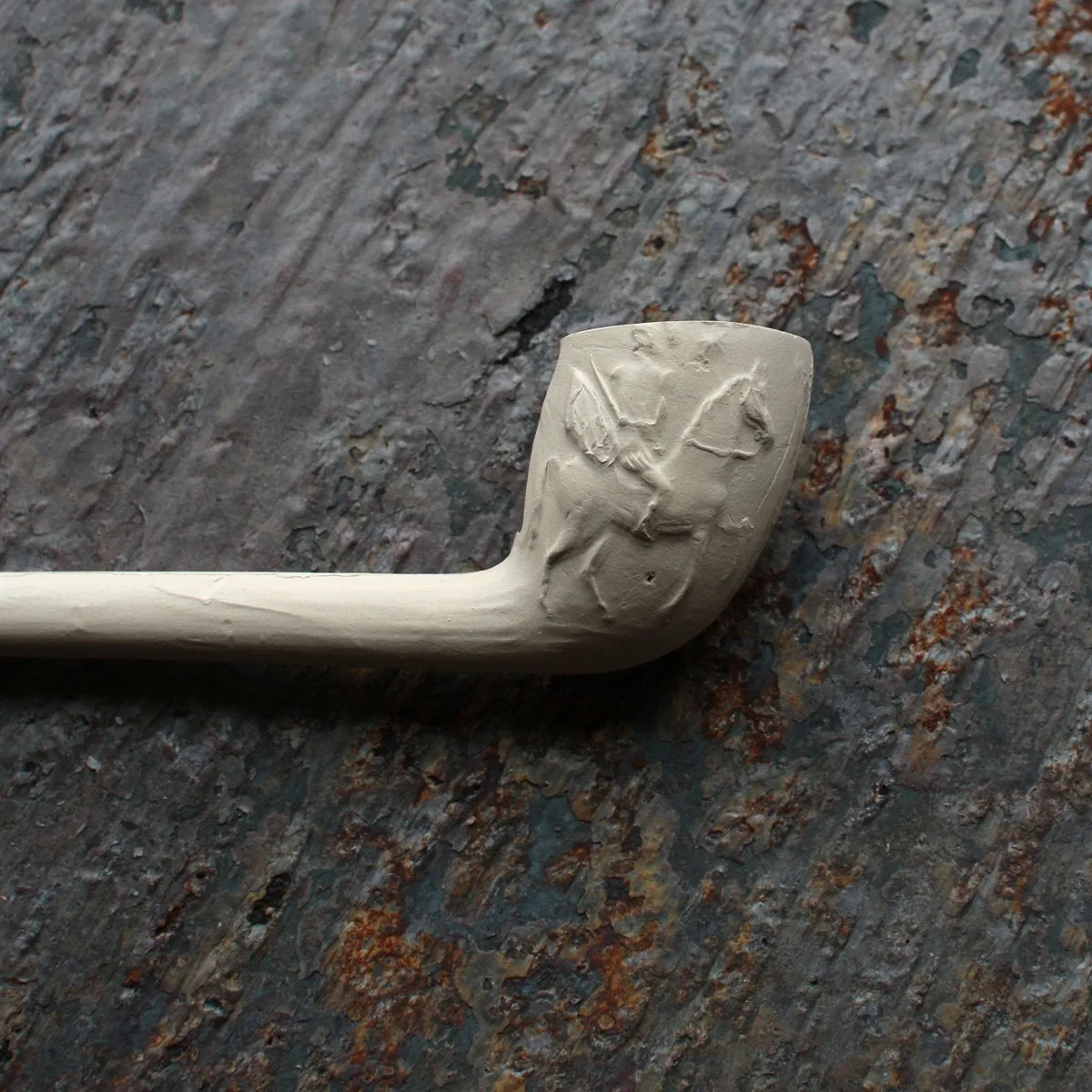 Horseman Clay Pipe