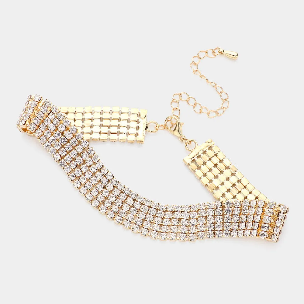 iLLASPARKZ Rhinestone Choker Necklace