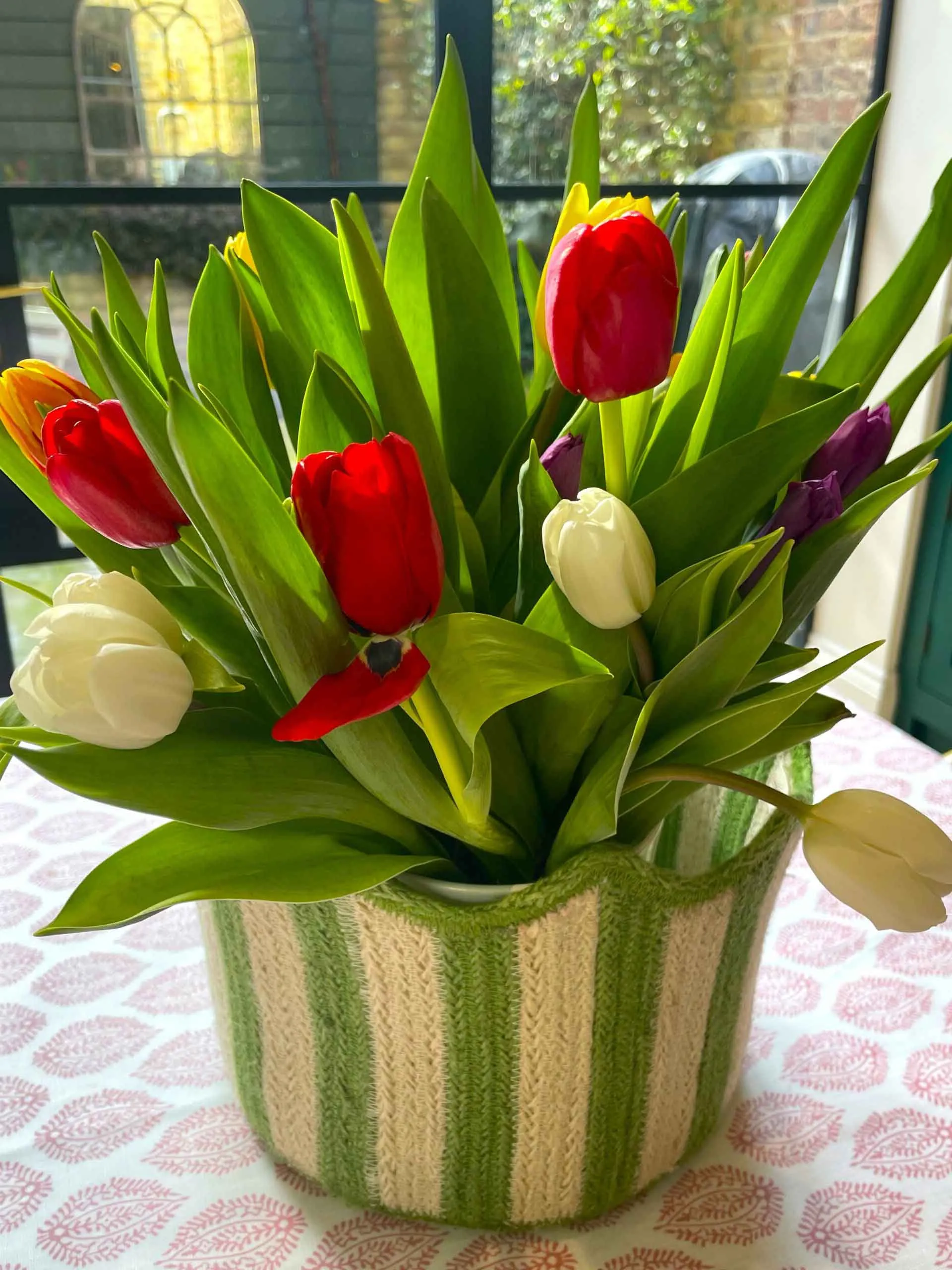 Jade Tulip Basket