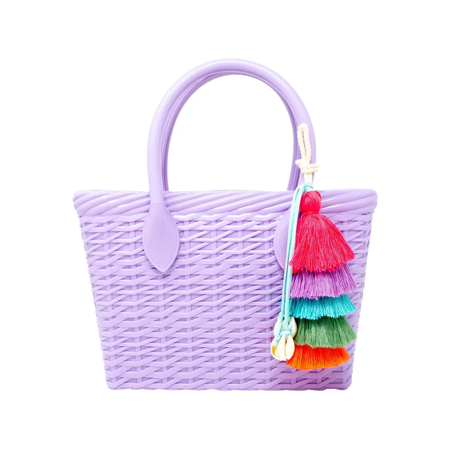 Jelly Weave Tote Bag - Lavender