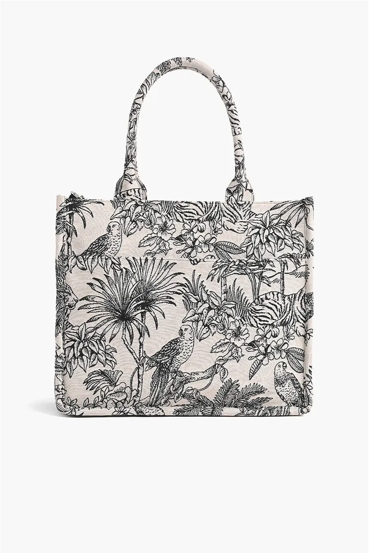 Leopard Lily Tote