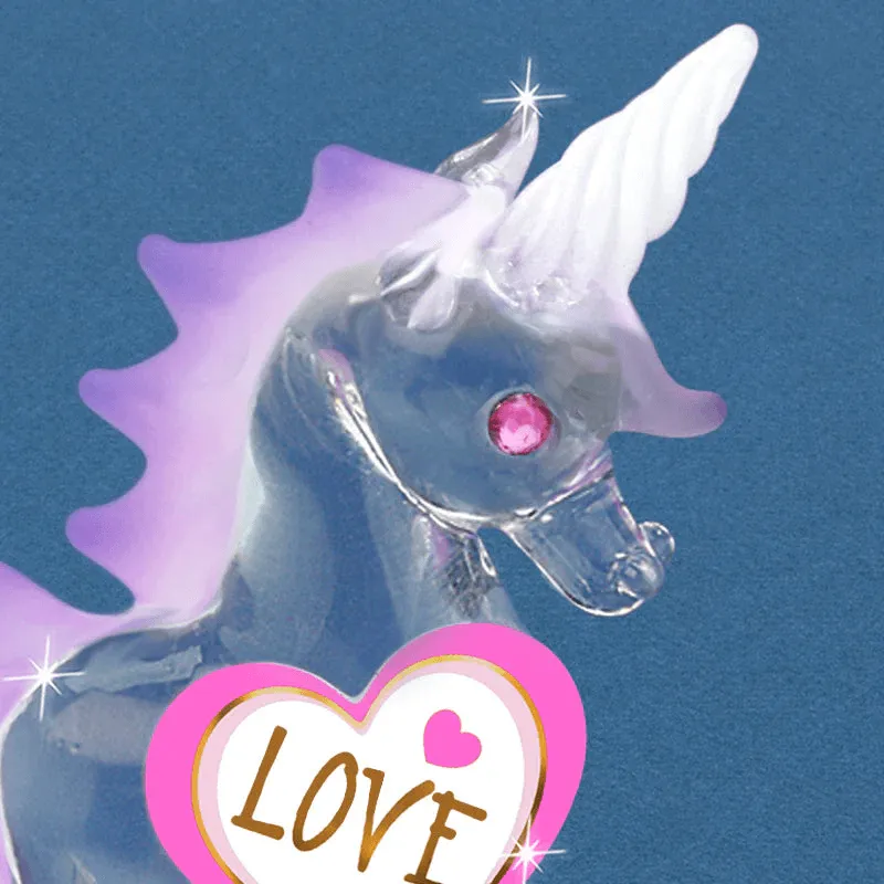 Love Glass Unicorn Figurine