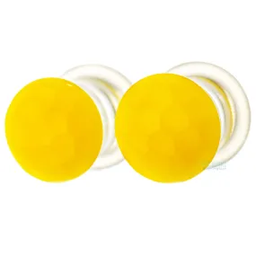 Martele Glass Color Front Plugs - Yellow