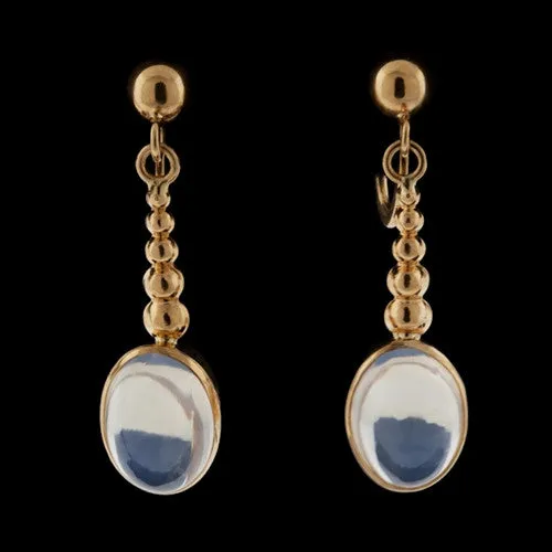 Matching Moonstone Earrings & Ring Set