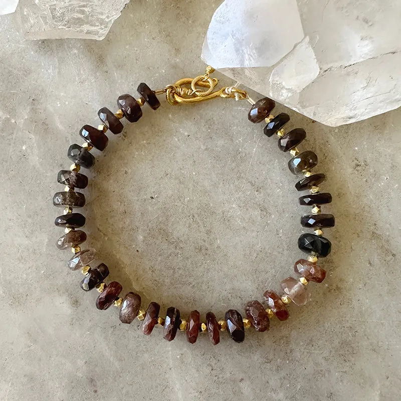 Mila Brown Moonstone Bracelet