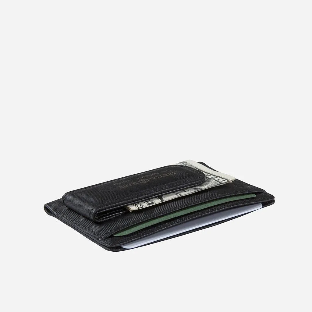 Money Clip Card Holder, Black Camo