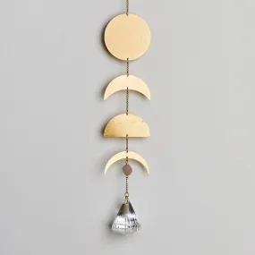 Moon Phase Moonstone Suncatcher