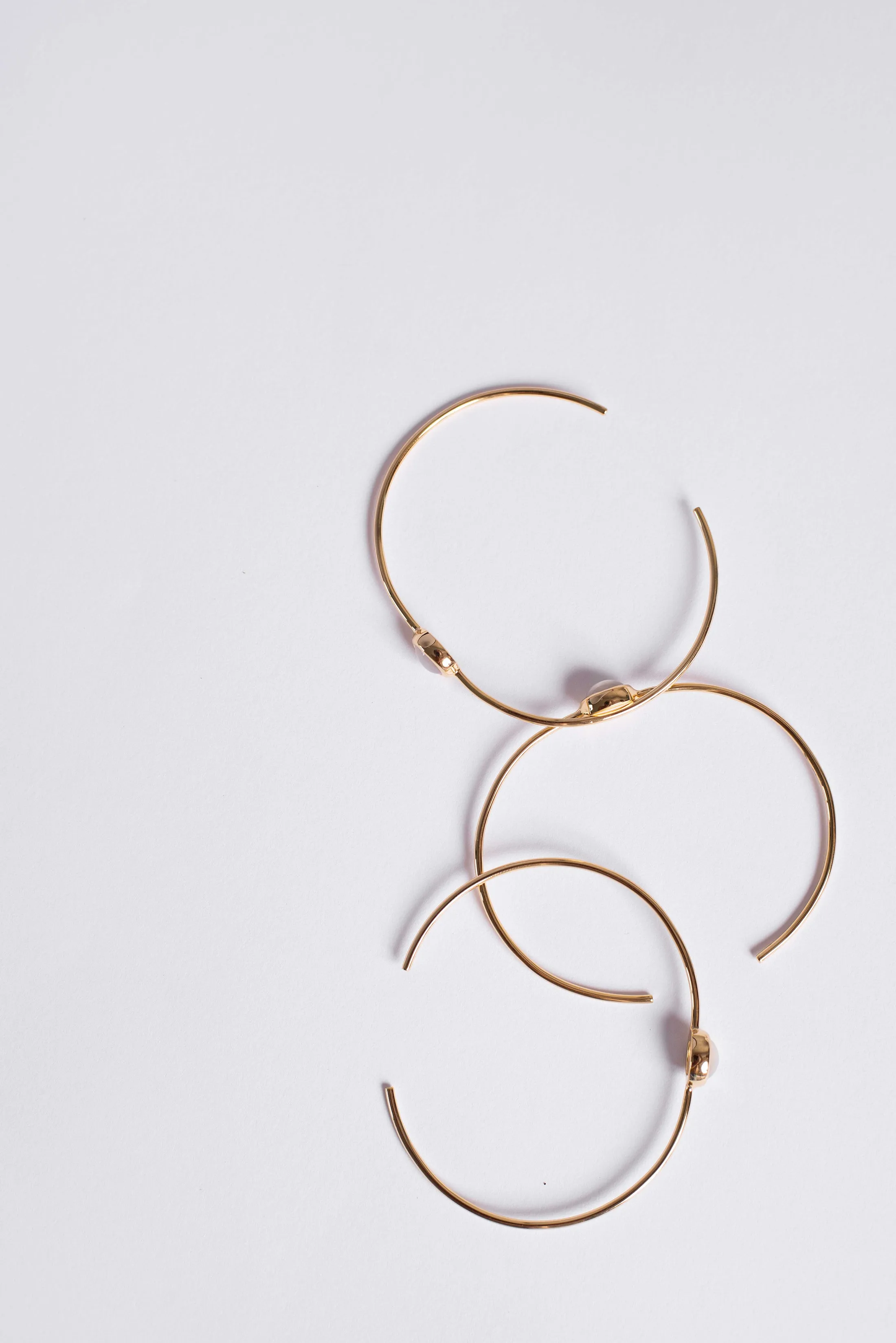 MOONSTONE / GOLD-VERMEIL BRACELET