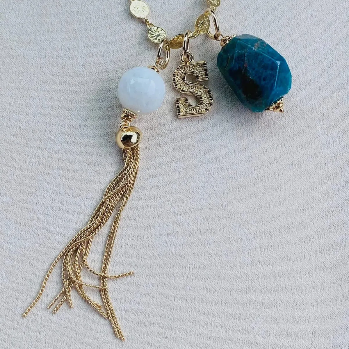 Moonstone Tassel Pendant