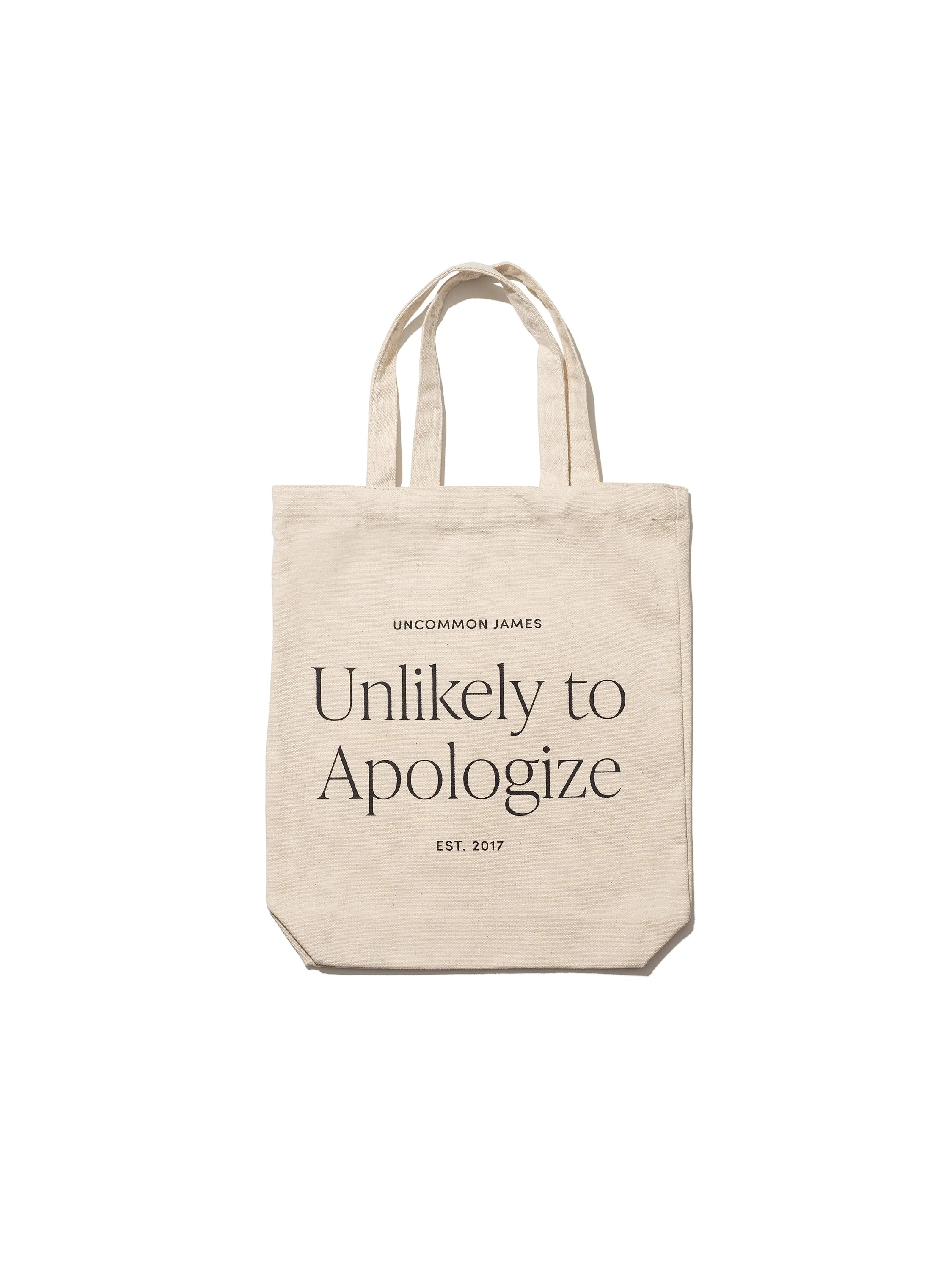 Motto Canvas Tote Bag